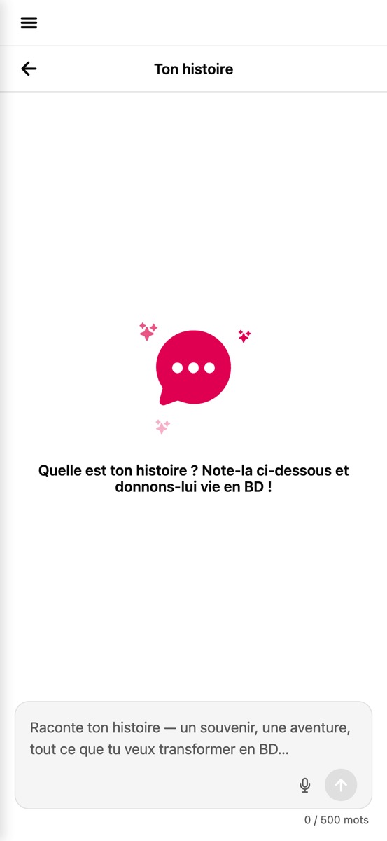 Prévisualisation mobile de l'étape 1