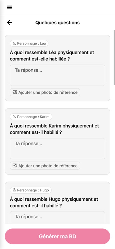 Prévisualisation mobile de l'étape 2